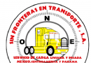 Logotipo de transportes S.A. un trailer amarillo en medio