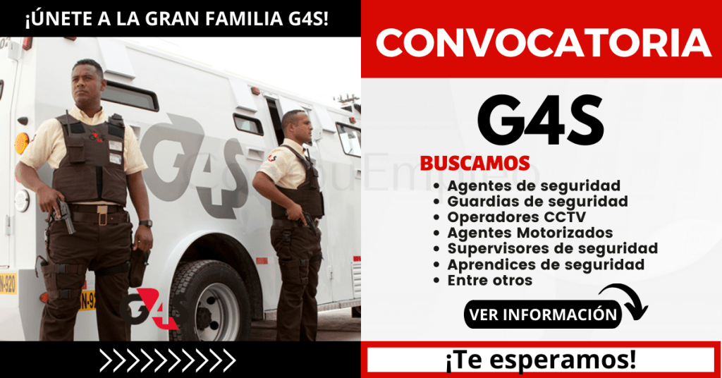 G4S empresa de seguridad anuncio de empleo Guatemala