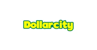 Logotipo de la empresa dollarcity con fondo blanco.