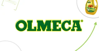 Logo de Olmeca, empresa que fabrica aceite vegetal en Guatemala