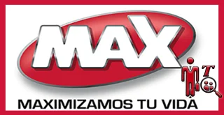 Logotipo de tienda de tecnologia en Guatemala Max de Distelsa.